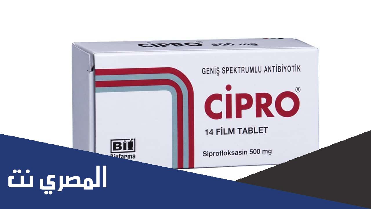 cipro لماذا يستخدم