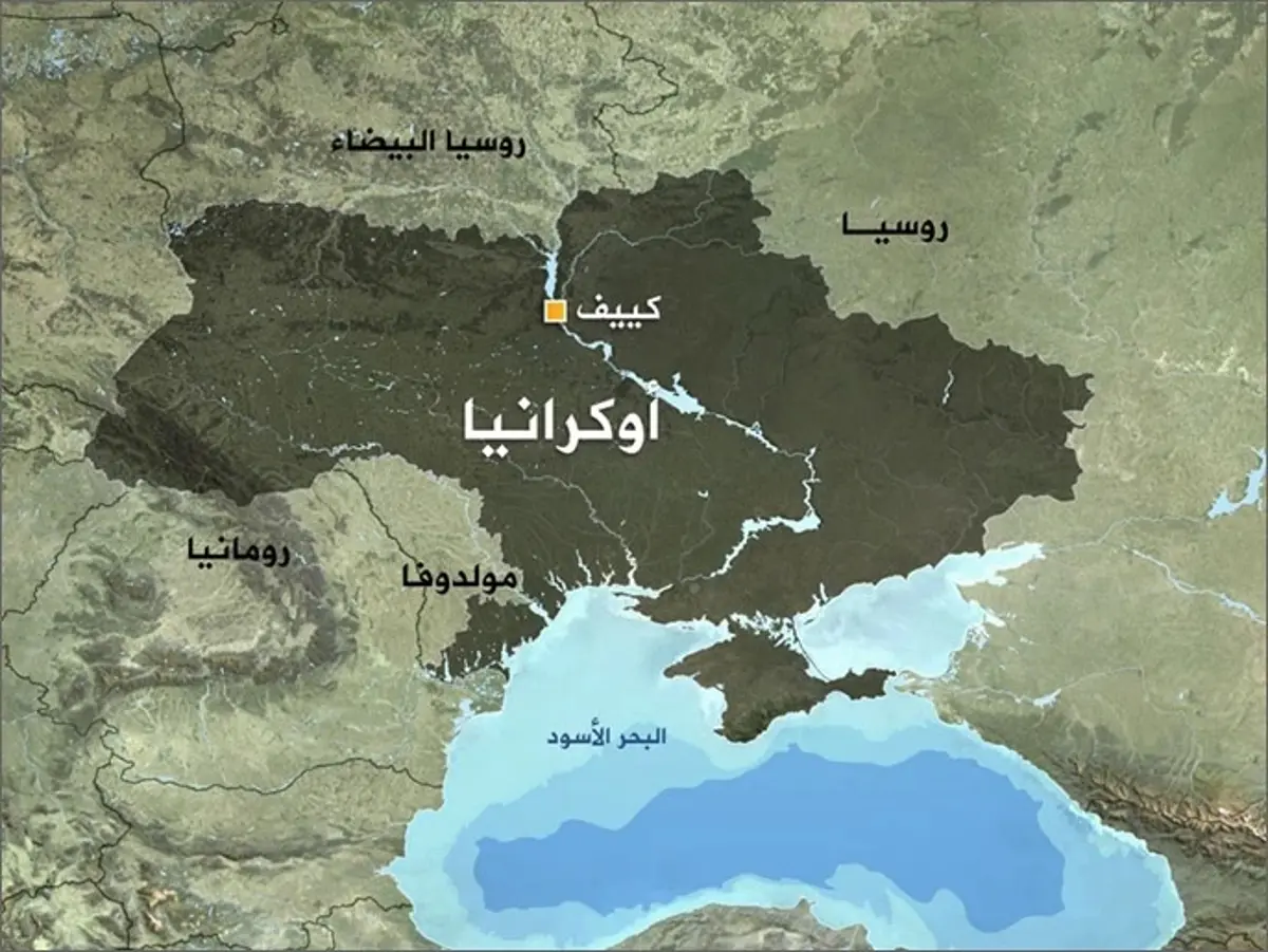 ما هي الدول التي تحد اوكرانيا