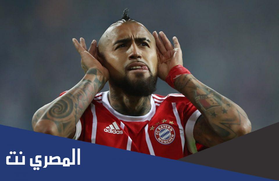 كم  عمر اللاعب فيدال