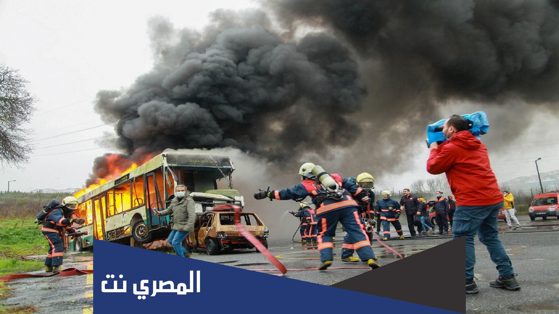 لماذا يستخدم رجال الاطفاء خراطيم لها طرف مسحوب
