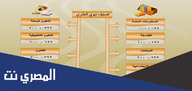 ما تصنيف ديوي العشري doc