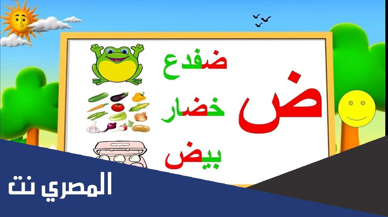 كلمات تحتوي على حرف الضاد