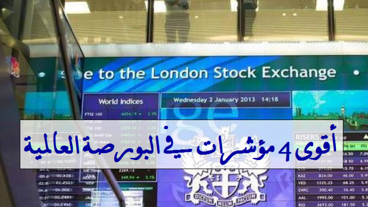 أهم مؤشرات البورصة العالمية