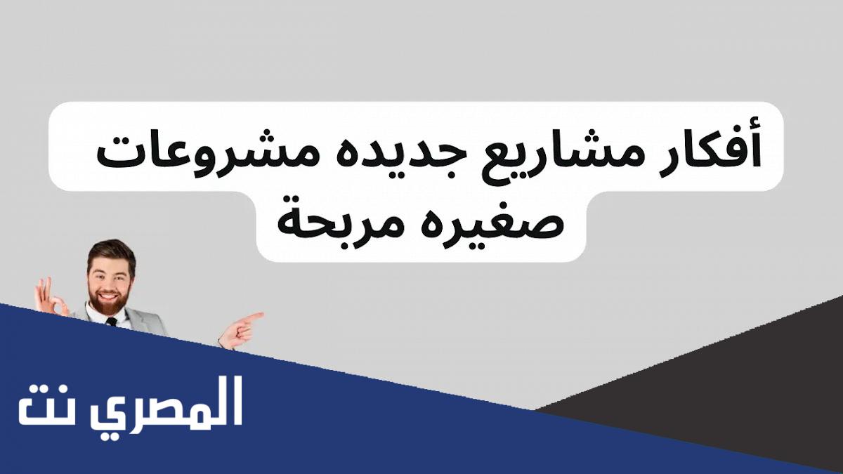 افكار مشاريع صغيرة مربحة جدا وغير مكلفة