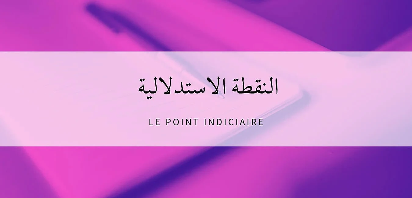 النقطة الاستدلالية في الجريدة الرسمية 2022