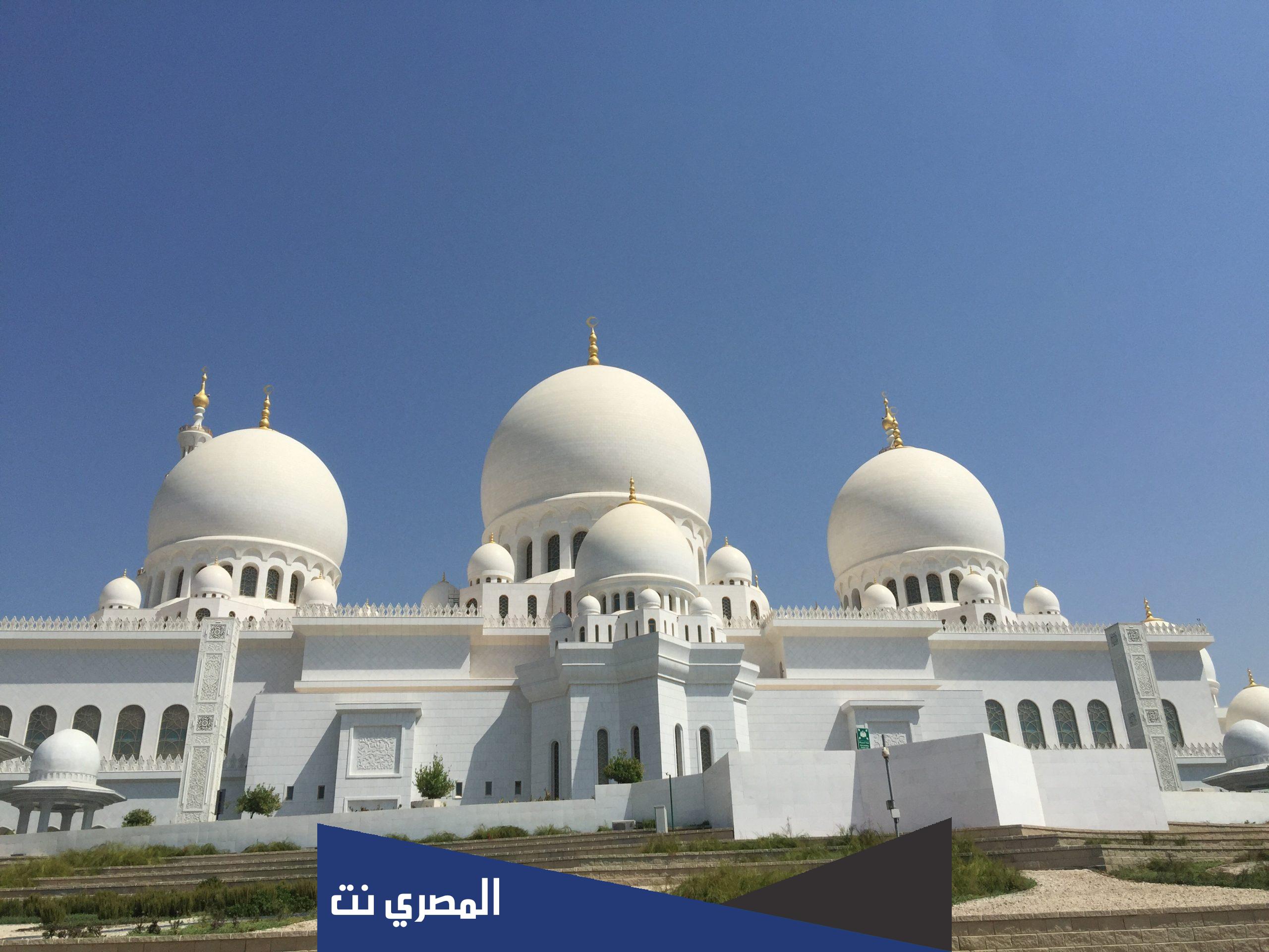 كم عدد القباب في مسجد الشيخ زايد