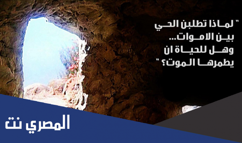 لماذا تطلبن الحي بين الاموات
