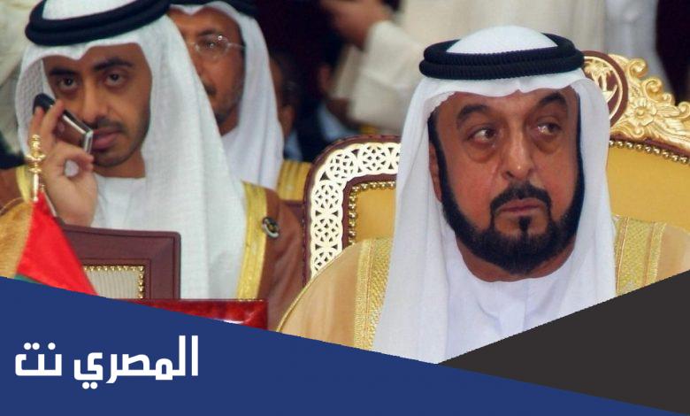 صور الشيخ خليفة بن زايد آخر ظهور