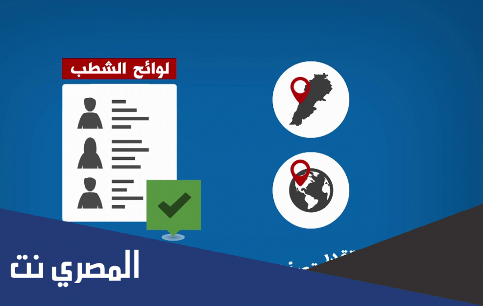 انتخابات لبنان 2022 لوائح الشطب