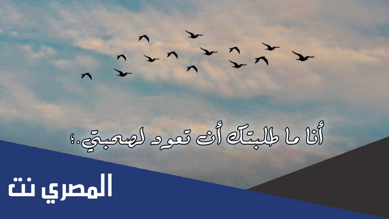 انا ما طلبتك ان تعود لصحبتي كلمات مكتوبة