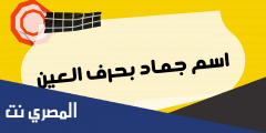 كلمات تنتهي بحرف العين والياء