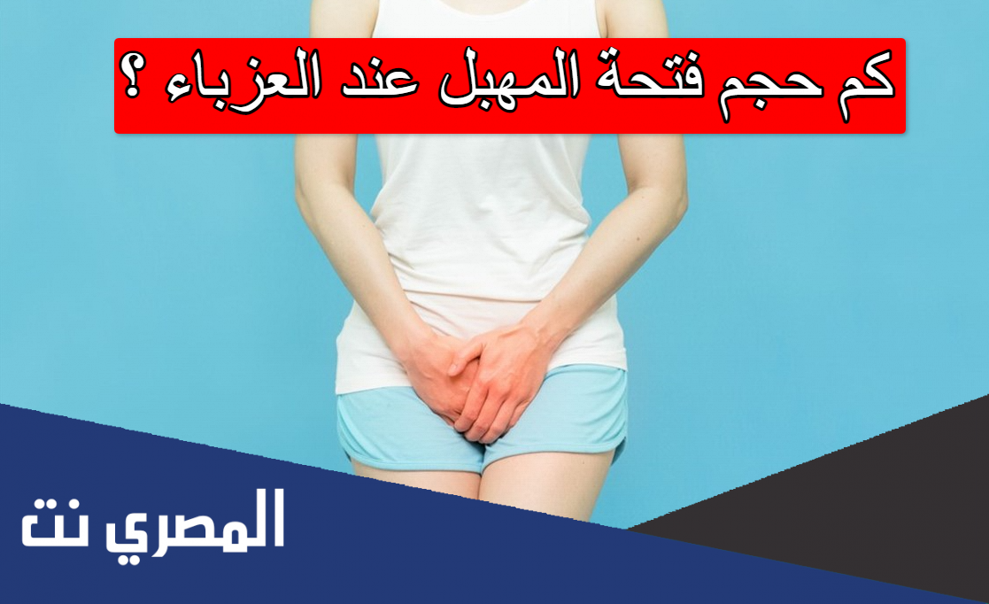 كم حجم فتحة المهبل عند العزباء