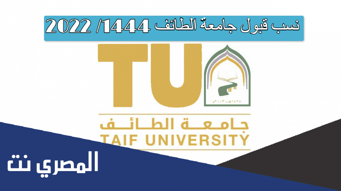 نسب قبول جامعة الطائف 1444/ 2022