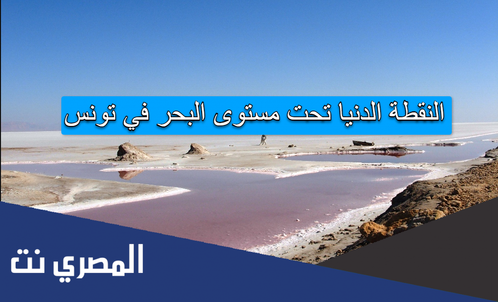 النقطة الدنيا تحت مستوى البحر في تونس