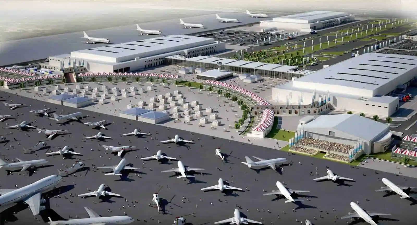 اين يقع اكبر مطار بالعالم