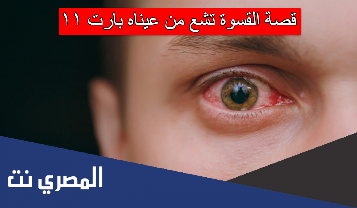 قصة القسوة تشع من عيناه بارت ١١
