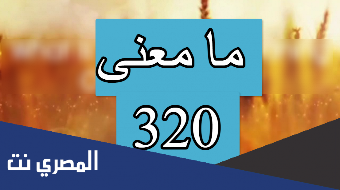 ما معنى 320