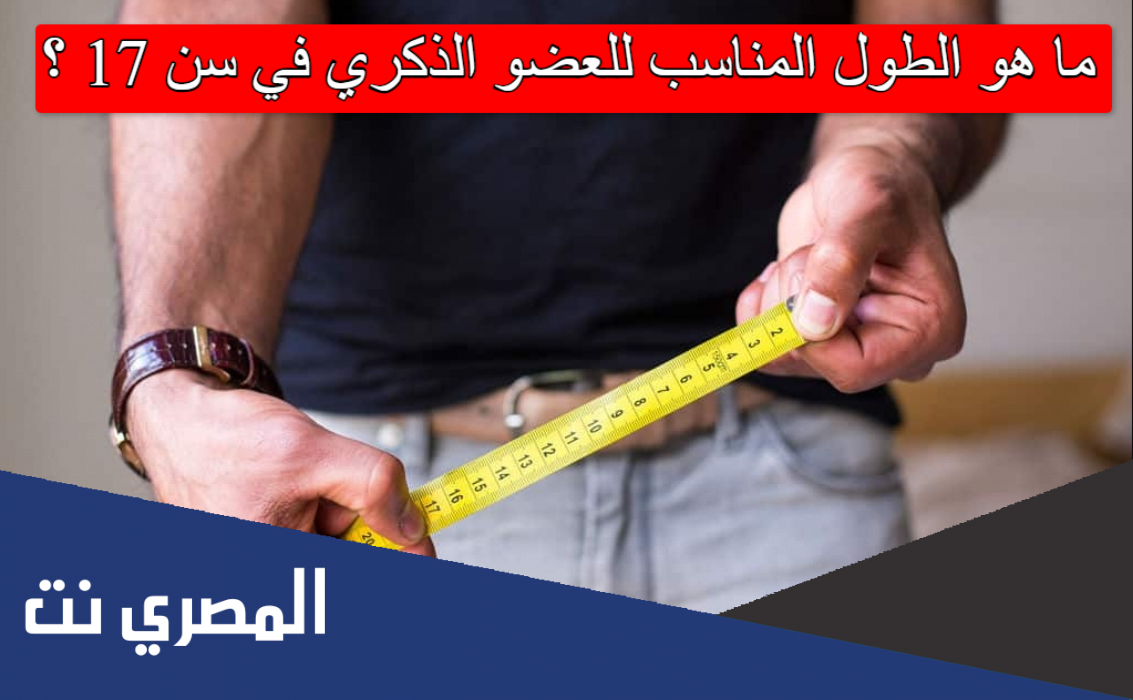 ما هو الطول المناسب للعضو الذكري في سن 17