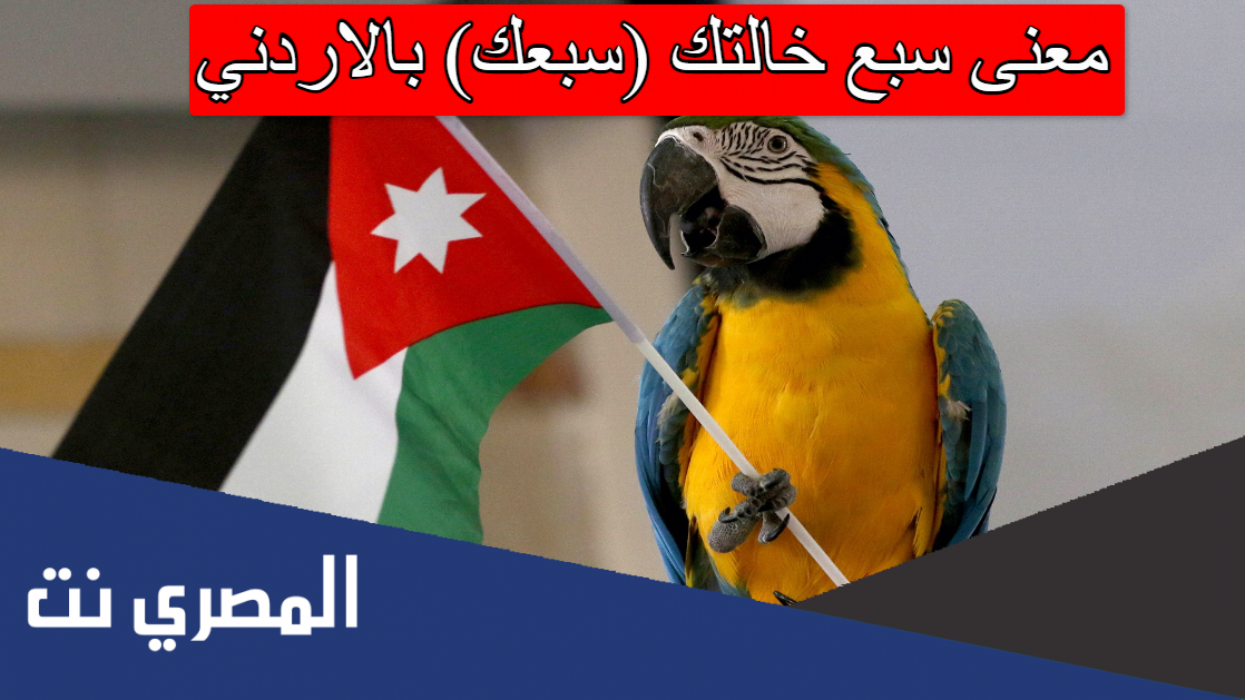 معنى سبع خالتك (سبعك) بالاردني