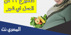 الاسبوع ٢٢ من الحمل اي شهر