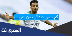 كم سعر عبدالرحمن غريب
