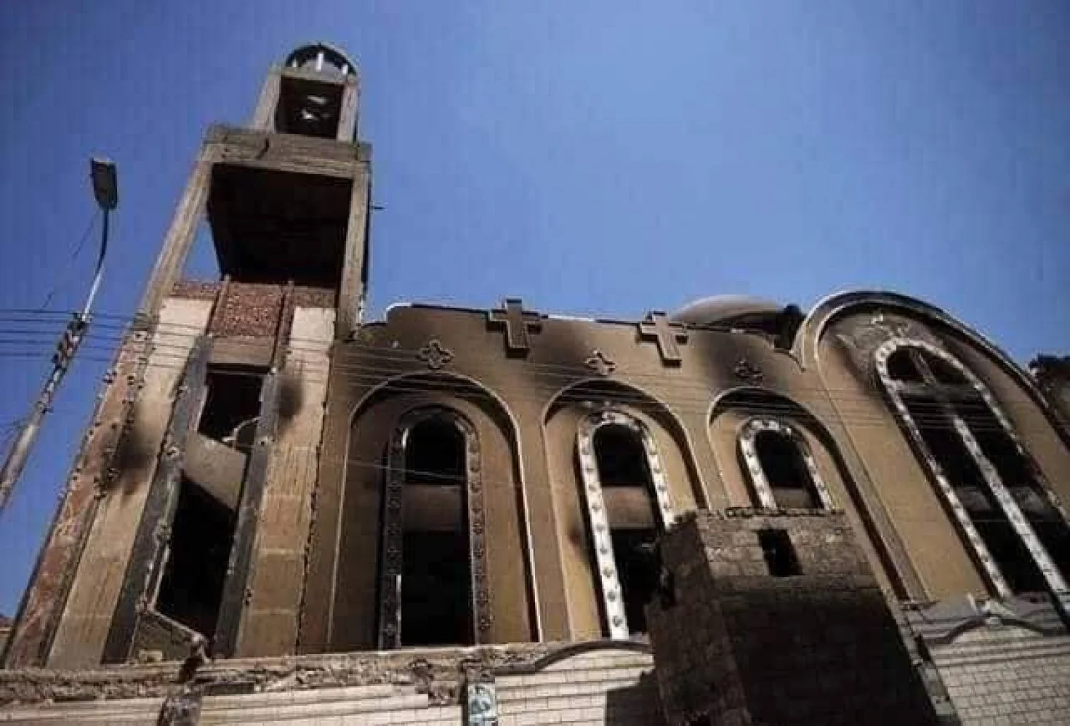 كم عدد الإصابات في حريق كنيسة ابو سيفين