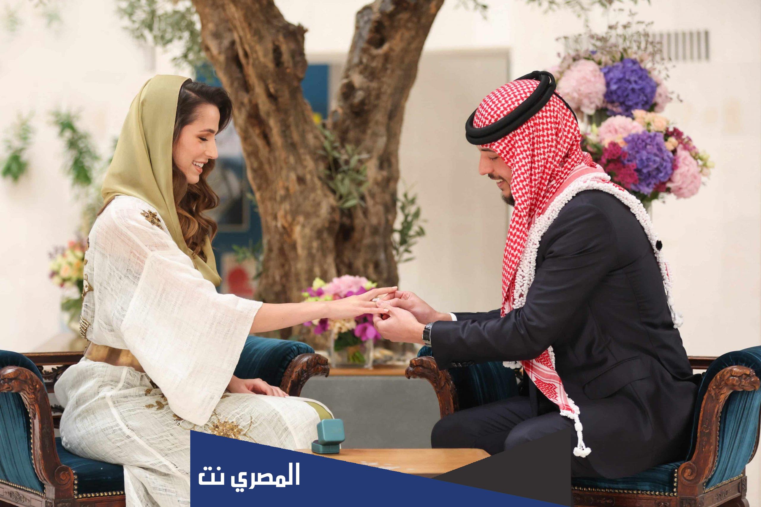 من هي خطيبة الامير حسين رجوة خالد