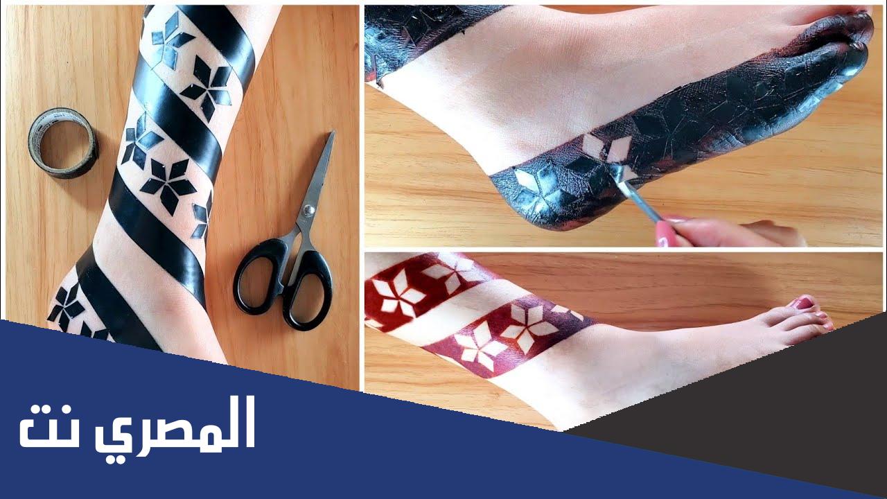 اشكال حنة سودانية هندسية بالشريط 2022