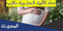 دعاء الأنبياء للحمل بولد مكتوب