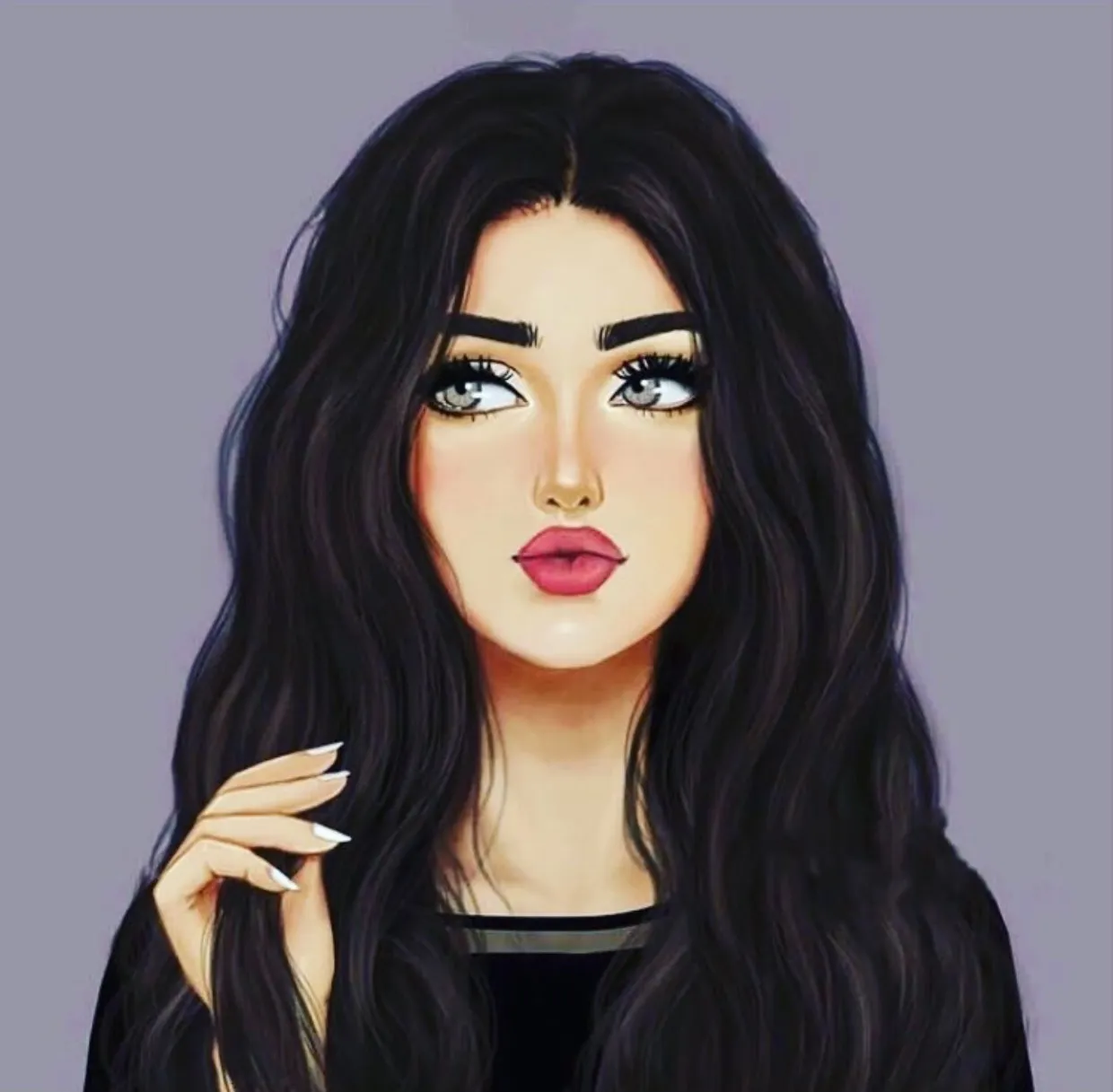 اجمل الصور بنات كيوت فيس بوك كرتون