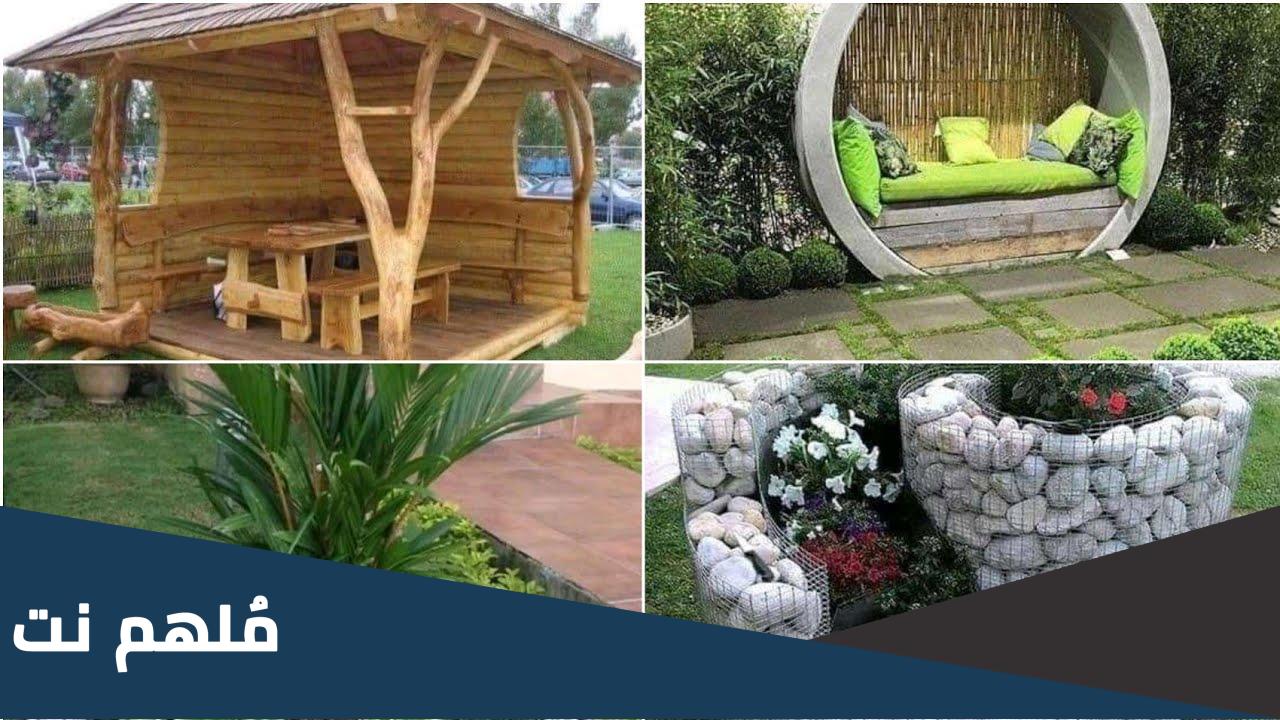 تصميم ديكور حدائق خشب بسيط