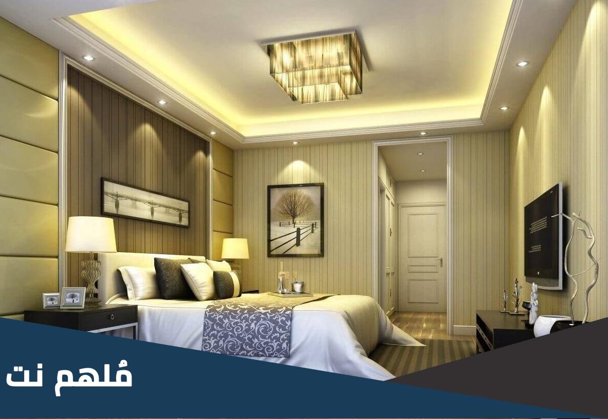 ديكورات جبس اسقف راقية غرف نوم 2023