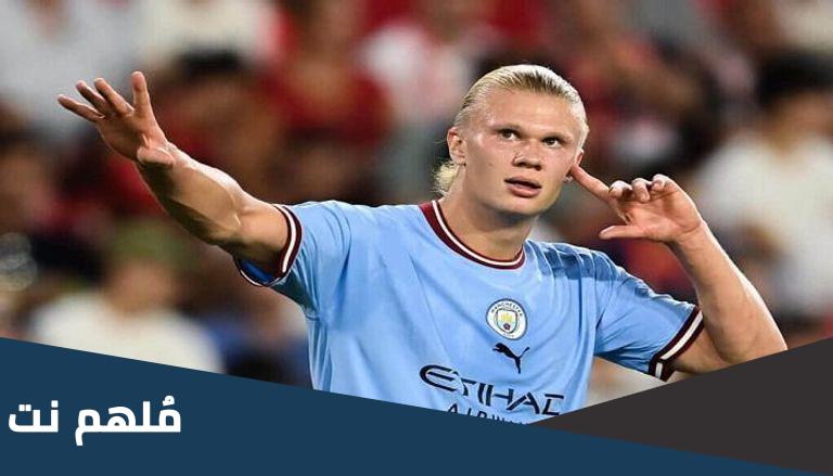 كم عدد اهداف هالاند في الدوري الانجليزي حتى الان