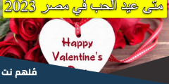 متى عيد الحب في مصر 2025