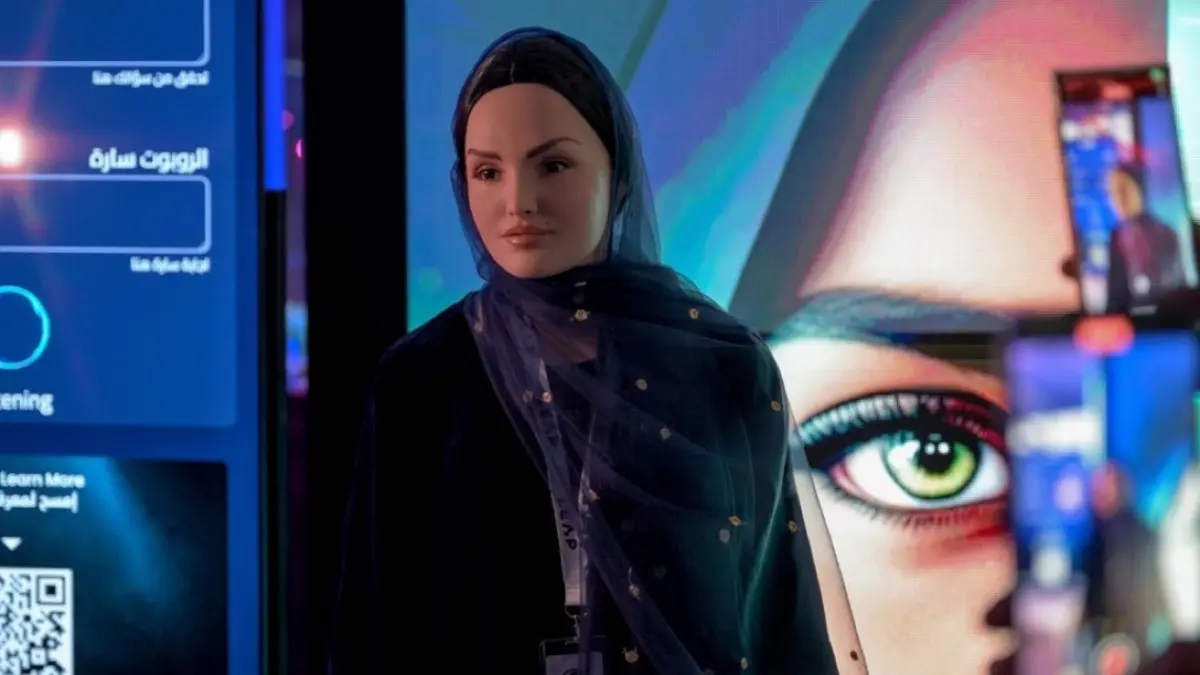 من هي ساره أول روبوت سعودي في العالم تتحدث باللهجة المحلية