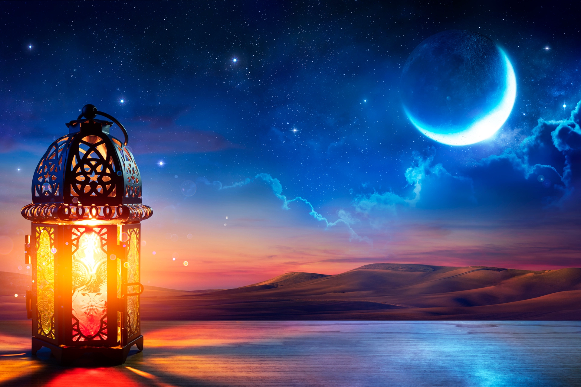في اي وقت يظهر هلال رمضان