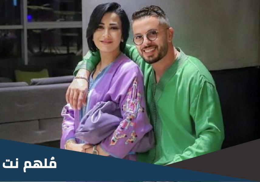 حقيقة طلاق حاتم عمور زوجته هند التازي