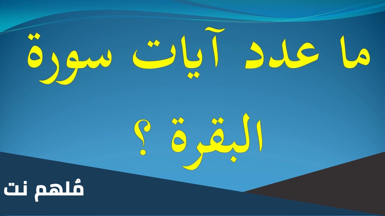 كم عدد صفحات سورة البقرة