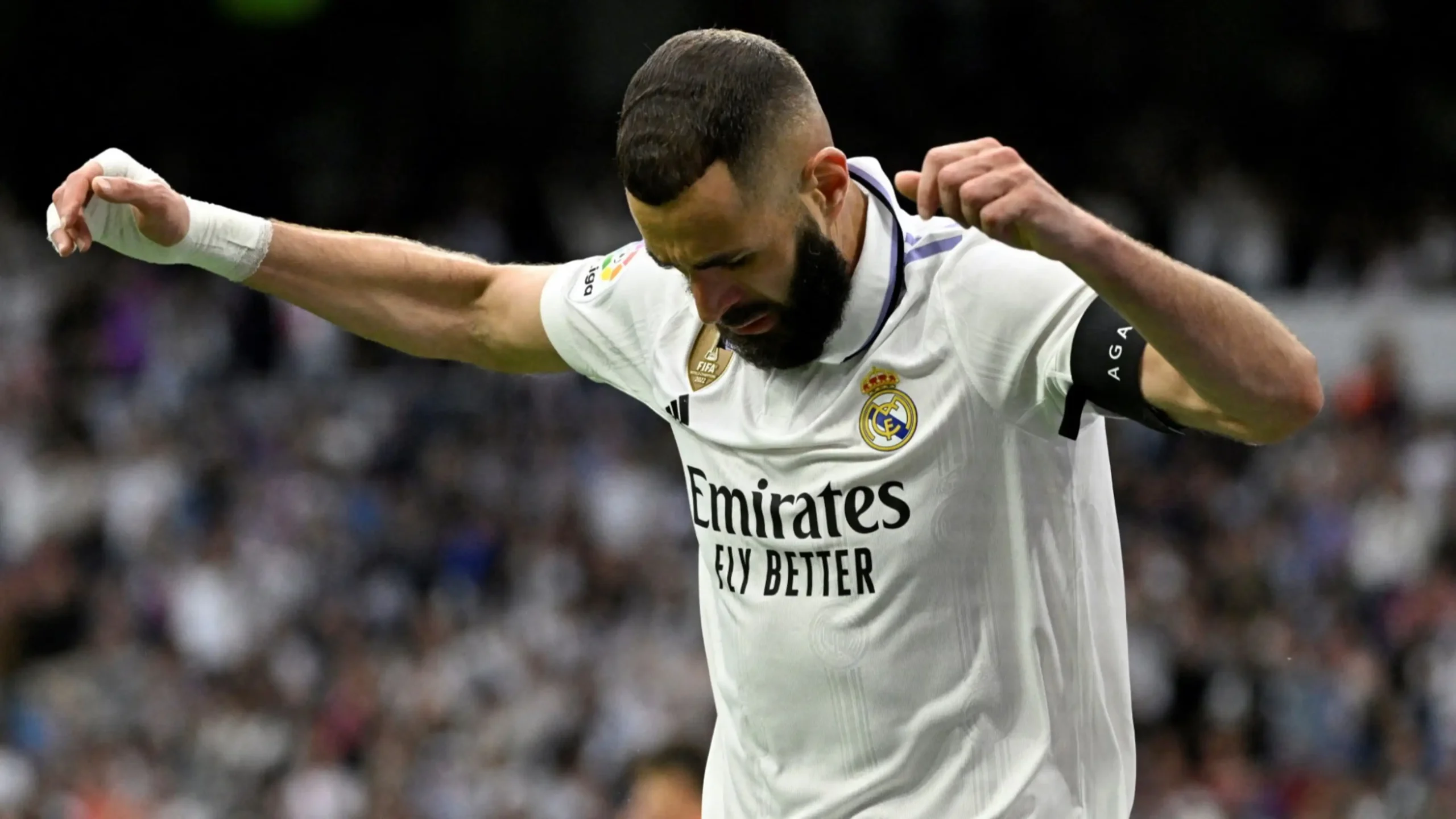 اول مباراة لبنزيما مع ريال مدريد