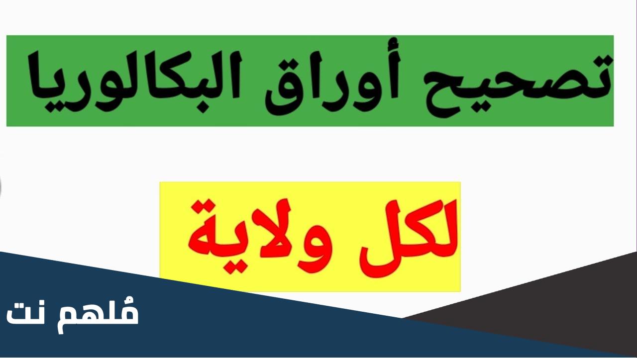 اين تصحح أوراق كل ولاية 2023