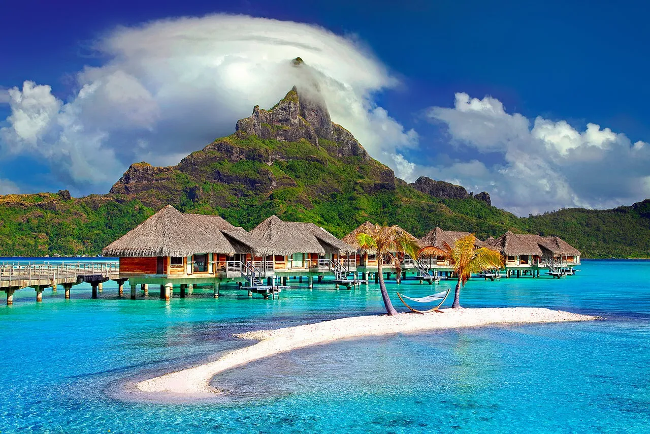 اين تقع bora bora