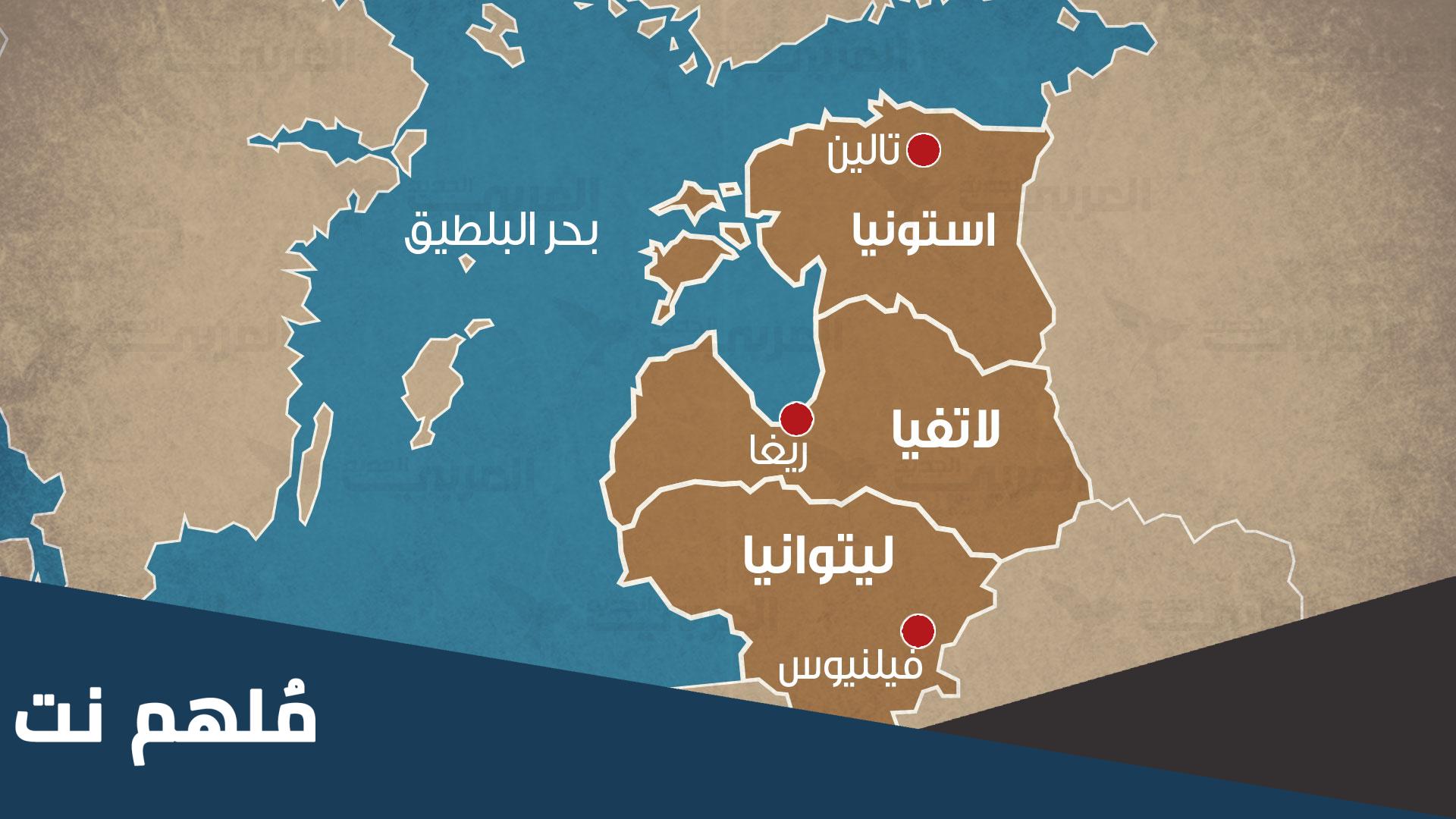اين يقع بحر البلطيق على الخريطة