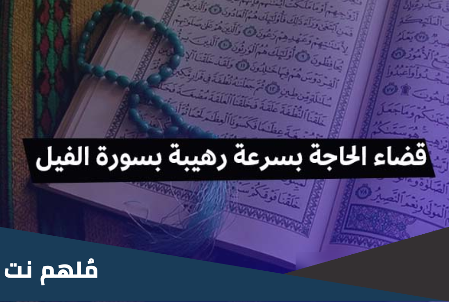 قضاء الحاجة بسرعة رهيبة بسورة الفيل