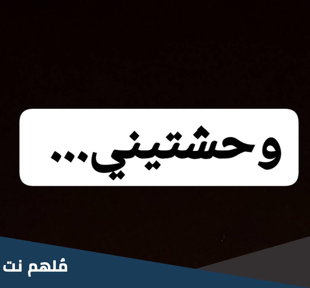 الرد على وحشتيني ، اذا احد قال وحشتيني وش ارد